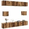 vidaXL TV Cabinet Set Set of 6 Old wood Engineered wood Large