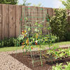 vidaXL Garden Trellis Green Steel with PE coating Large