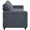 vidaXL 3-Seater Sofa Dark Grey 180 cm Velvet