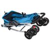 vidaXL Dog Stroller Blue 300D oxford fabric, steel Medium Foldable