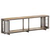 vidaXL TV Cabinet Natural wood and metallic (varied)