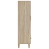 vidaXL Highboard Sonoma oak Engineered wood Tall Highboard Rectangular