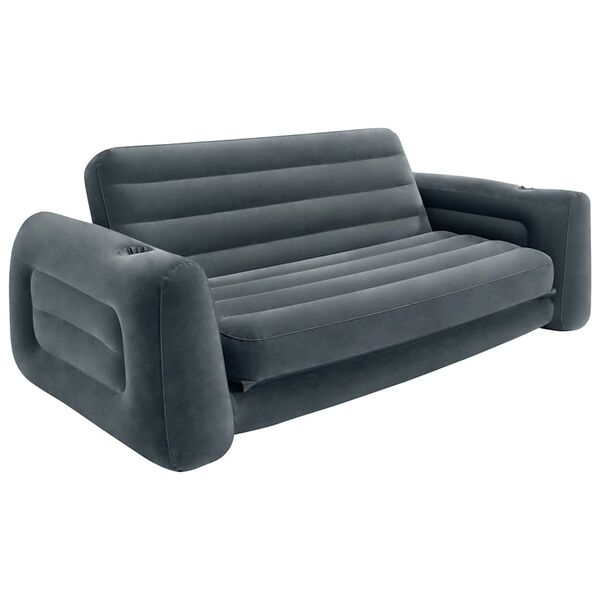 INTEX Pull-out Chair Dark grey PVC Queen size