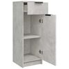 vidaXL Bathroom Cabinet Concrete Grey Engineered Wood Standard
