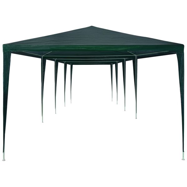 vidaXL Party Tent Green Polyethylene roof Large Large Party Tent