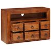 vidaXL Sideboard with Drawer Brown 80 x 30 x 55 cm solid acacia wood