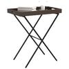 vidaXL Folding Tray Table Brown