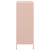 vidaXL Highboard Pink Cold-rolled steel 26.8x15.4x40.7 in Highboard