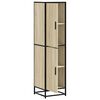vidaXL Highboard Sonoma oak Engineered wood Tall Highboard Rectangular