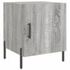 vidaXL Bedside Cabinet Set of 2 Grey Sonoma Engineered wood, Iron Medium