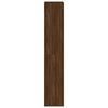 vidaXL Shoe Cabinet Brown Oak Engineered Wood Tall Shoe Cabinet