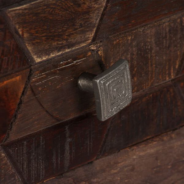 vidaXL Coffee Table Varied wood tones with black legs