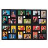 vidaXL Photo Frame Black MDF, polystyrene Fits 24 photos Cool Design