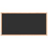 vidaXL Chalkboard with Solid Pine Wood Frame Black 23.6x11.8"