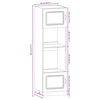vidaXL Kitchen Cabinet Set White Engineered wood and glass Large