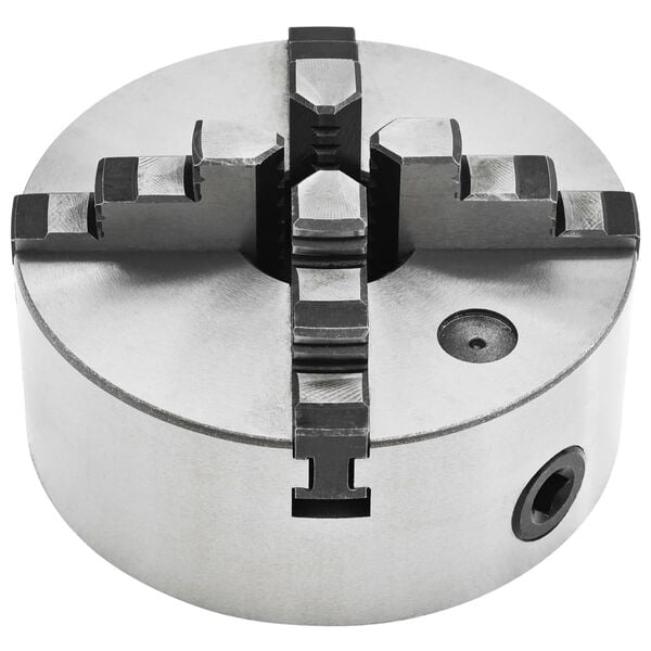 vidaXL 4 Jaw Self-Centering Lathe Chuck 6.30 " Steel