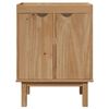 vidaXL Bathroom Furniture Set Honey Solid pine wood, engineered wood