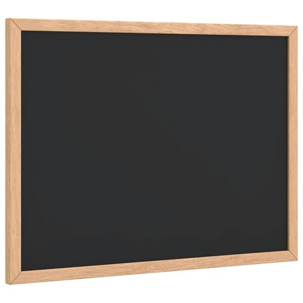 vidaXL Chalkboard with Solid Pine Wood Frame Black 15.7x11.8"