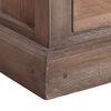 vidaXL Sideboard Natural Solid Teak Wood Large Sideboard Rectangular
