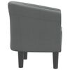 vidaXL Tub Chair Dark Grey