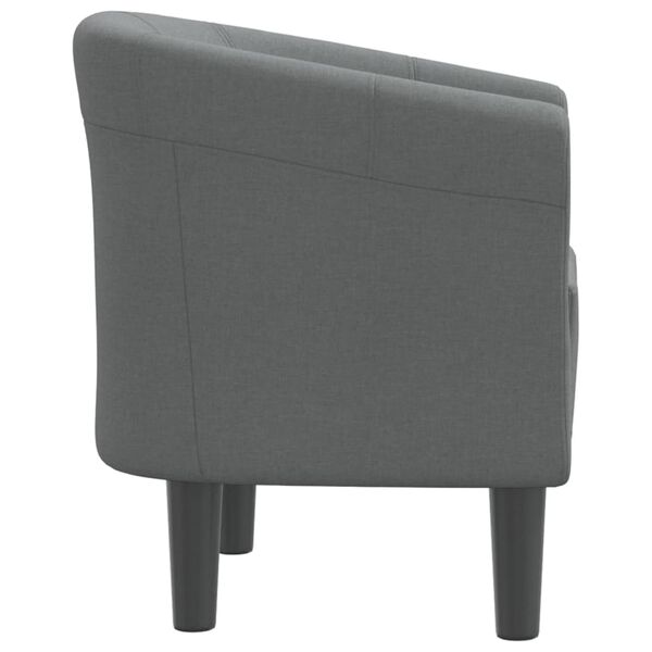 vidaXL Tub Chair Dark Grey