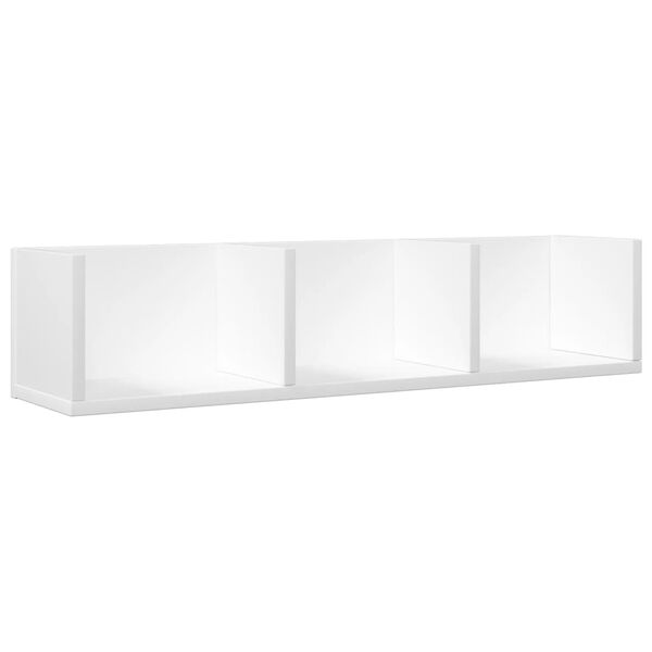vidaXL Wall Cabinet White Engineered wood 29.5 in wide Floating Cabinet