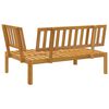 vidaXL Patio Pallet Corner Sofa Solid Wood Acacia