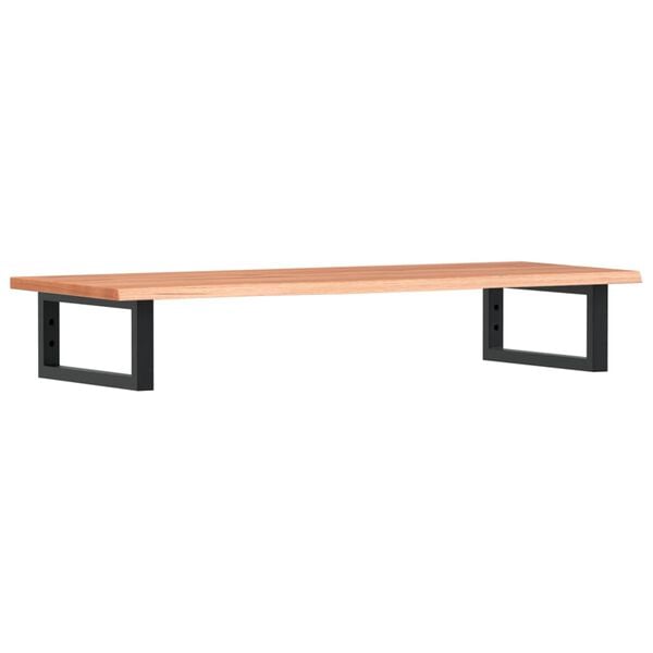 vidaXL Basin Shelf Wall Mounted Steel and Solid Wood Oak