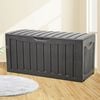 vidaXL Storage Box Black Polypropylene Large Storage Box Rectangular