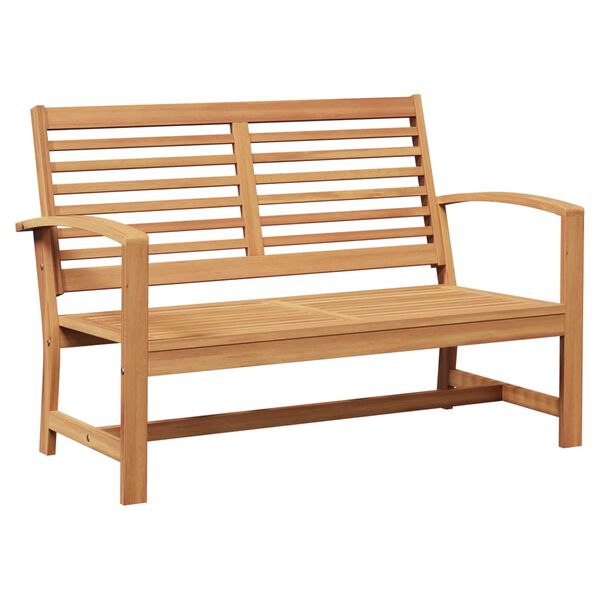 vidaXL Bench Brown 43.31 x 25.59 x 30.12 in Solid Teak Wood