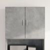vidaXL Wall Cabinet Concrete Grey Engineered Wood Medium Wall Cabinet