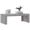vidaXL Coffee Table Gray sonoma Engineered wood 40.2x19.7x14.2 in Modern