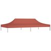 vidaXL Party Tent Roof 19.7'x9.8' Terracotta 0.9 oz/ft²