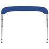vidaXL 3 Bow Bimini Top Blue 72"x77.2"x53.9"