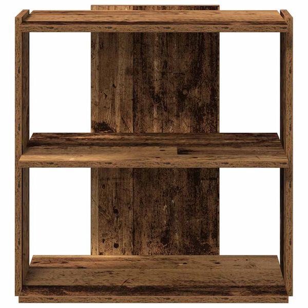 vidaXL Bookcase Old wood Engineered wood Small Bookcase Rectangular