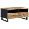 vidaXL Coffee Table Mango wood Solid mango wood, engineered wood, iron