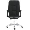 vidaXL Reclining Office Chair Black