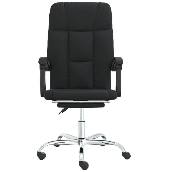 vidaXL Reclining Office Chair Black