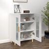 vidaXL Sideboard White 27.4"x13.4"x35.4" Engineered Wood
