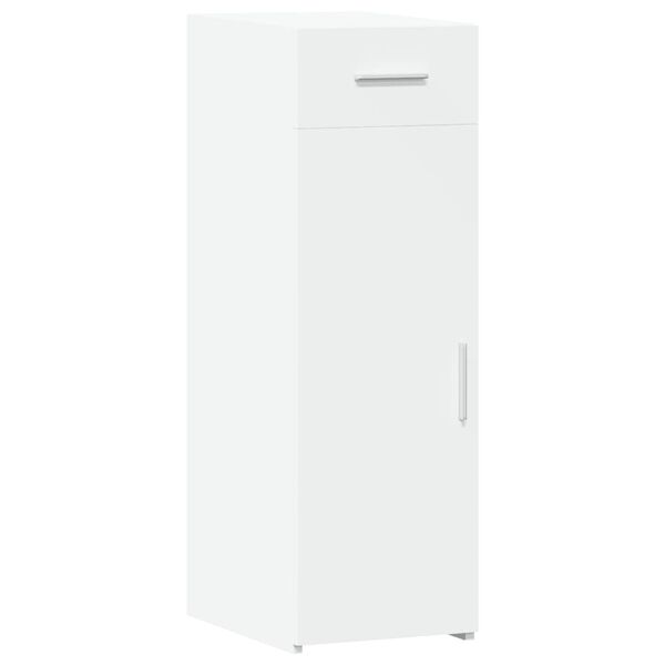 vidaXL Sideboard White Engineered Wood Compact Sideboard Rectangular