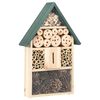 vidaXL Insect Hotel Natural wood Firwood, Bamboo 12.2 x 3.9 x 18.9 in