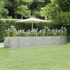 vidaXL Garden Raised Bed Silver Powder-coated steel Large Durable