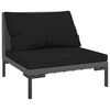 vidaXL Garden Lounge Set Dark Gray