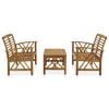 vidaXL Garden Lounge Set Natural Wood Solid Acacia Wood Medium Durable