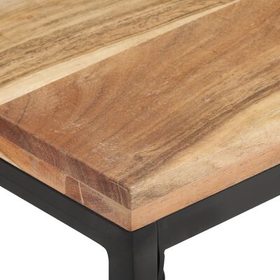 vidaXL Coffee Table 43.3"x23.6"x13.8" Solid Acacia Wood