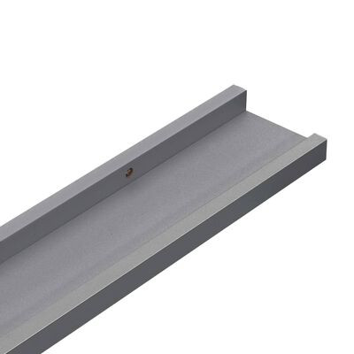 Close-up of shelf edge with mounting groove