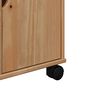 vidaXL Kitchen Trolley "OTTA" 23.2x17.7x31.5" Solid Wood Pine