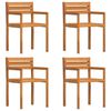 vidaXL 5 Piece Garden Dining Set Solid Wood Acacia