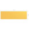 vidaXL Balcony Screen Yellow 35.4x118.1" Oxford Fabric