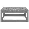 vidaXL Garden Lounge Set Grey Solid Pine Wood Medium Modular